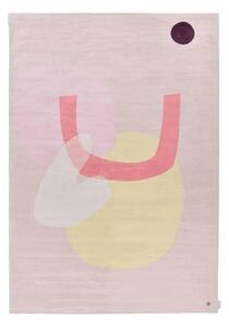 TKANA PREPROGA SHAPES - SIX 140/200 cm potiskano rumena, večbarvno