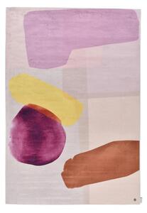 TKANA PREPROGA SHAPES - THREE 140/200 cm potiskano večbarvno, vijolična
