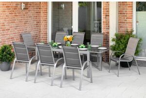 Gardenson Vrtni Set Amalfi, 9-delni, Raztegljiva Miza