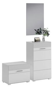 XXXL Garderobna Omara Linus, 3-Delna V Beli Barvi