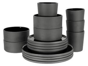 Creatable Kombinirani Servis Futuro Black, 16-Delni