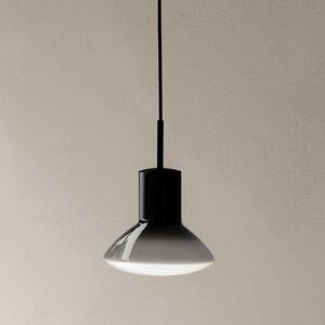 GRUPA Grupa obesna svetilka Onda, siva, Ø 17 cm, steklo, GU10, zatemnjen, Siva, Dnevna soba / jedilnica, Aluminij, Dizajn