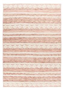 PREPROGA Bohist 225 Rosa / Creme 80/150 cm tkano roza