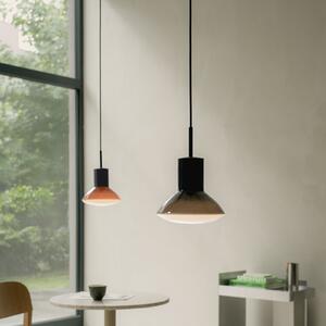 GRUPA Grupa svetilka Onda, barva breskve, Ø 17 cm, steklo, GU10, zatemnjen, Roza / rosé, Dnevna soba / jedilnica, Aluminij, Dizajn
