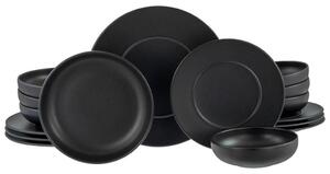 Creatable Jedilni Servis Unico Black, 16-Delni