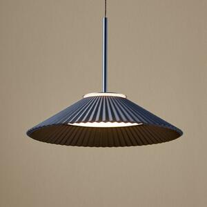 LOOM DESIGN LED-visoka svetilka Ballerina, temno modra, Ø 35 cm, zatemnjen, Modra, Dnevna soba / jedilnica, Aluminij, Sodobni