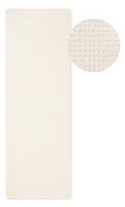 Kremno bel volnen tekač 80x250 cm Eloise – Hanse Home