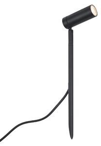 Vrtni reflektor s konico črn 40 cm vklj. LED nastavljiv IP65 vklj. kabel in vtič - Carl