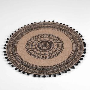 Pogrinjek iz jute ø 38 cm Renata – douceur d'intérieur