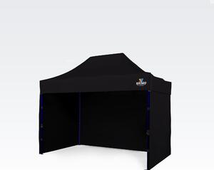 Reklamni šotori 2x3m - plus 3 stene - Črna