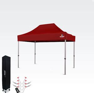 Promocijski paviljoni 2x3m - brez 3 sten - Rdeča