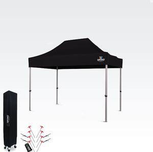 Promocijski paviljoni 2x3m - brez 3 sten - Črna