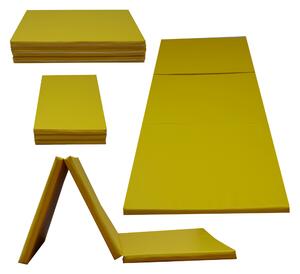 ShopJK GIMNASTIČNA PODLOGA 195x85x15 CM RUMENA (T25)