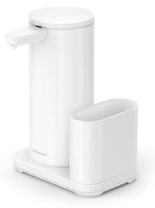 Belo kovinsko avtomatsko držalo za detergent – simplehuman