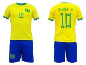 ShopJK Otroški nogometni dres Neymar Jr Brazil komplet Dimenzije: 116