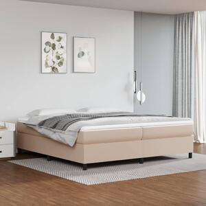 VidaXL Box spring posteljni okvir kapučino 200x200 cm umetno usnje