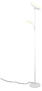 Bela LED stoječa svetilka (višina 178 cm) Specter – Reality