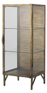 Kovinska vitrina v zlati barvi 45x110x40 cm Saone – Bloomingville