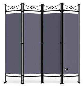 Paravan LUCCA, 163x180cm, antracit Casaria
