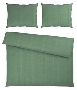 POSTELJNINA Mavie 200/200 cm saten zelena