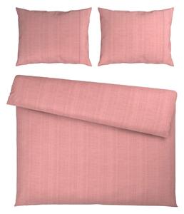 POSTELJNINA Mavie 200/200 cm saten srebrne barve, pink