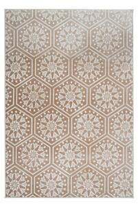 RAVNO TKANA PREPROGA Monroe 225 Taupe 120/170 cm taftano rjavosiva