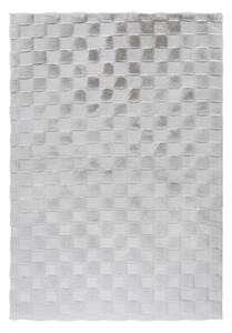 RAVNO TKANA PREPROGA 80/150 cm tkano srebrne barve
