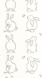 Otroška tapeta Funny Bunny 3 barve