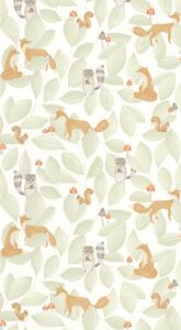 Otroška tapeta Woodland Friends 4 barve