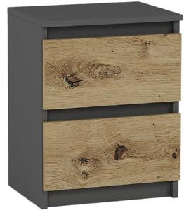Elegantna nočna omarica 40 x 30 cm - R2 artisan mix antracit