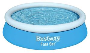 Bestway Napihljivi družinski bazen Fast Set (940 l, Modra)