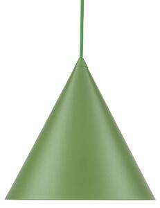 TK Lighting Visoka svetilka Cono, 1-žarek, Ø 25 cm, zelena, E27, zatemnjen, Zelena, Dnevna soba / jedilnica, Kovina, Sodobni