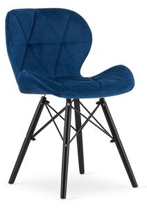 Stol Lago - temno moder ocean - set od 6x