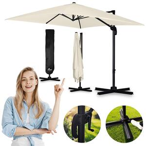 Vrtni senčnik - 420 cm Plonos bež