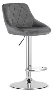 Barski stol - Kast mat krom - set od 3x