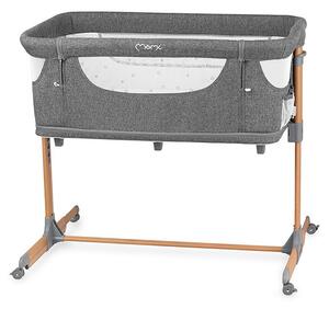 MoMi SMART BED 4v1 otroška posteljica - siva