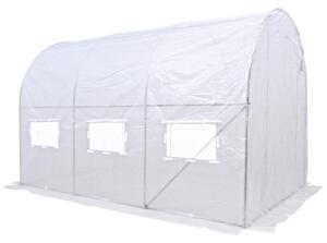 Vrtni rastlinjak 2x3m (6m2) bel - Focus Garden