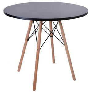 Nordijska črna miza - 80 cm