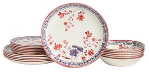 Creatable Jedilni Servis Cottage Bunt, 18-Delni