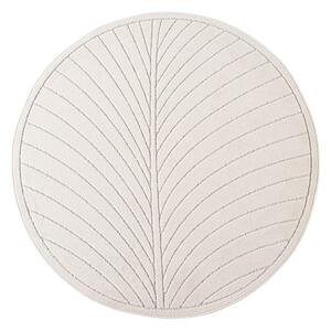 Kremno bela okrogla notranja in zunanja preproga ø 80 cm Nova 1204 – Ayyildiz Carpets