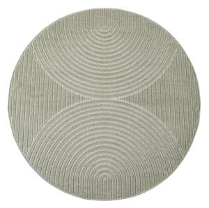 Zelena okrogla notranja in zunanja preproga ø 80 cm Nova 1201 – Ayyildiz Carpets