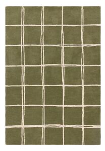Zelena ročno tkana volnena preproga 120x170 cm – Asiatic Carpets