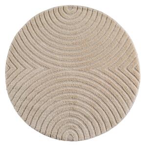 Bež okrogla preproga iz mešanice jute ø 120 cm Art 1122 – Ayyildiz Carpets