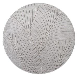 Okrogla notranja in zunanja preproga v srebrni barvi ø 120 cm Nova 1203 – Ayyildiz Carpets