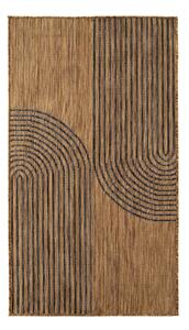 Črna/rjava notranja in zunanja preproga 80x150 cm Mira 1453 – Ayyildiz Carpets