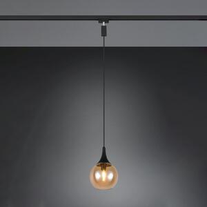 Trio Lighting LUMINA viseča svetilka za DUOline, jantarne barve, zatemnjen, Bež, Dnevna soba / jedilnica, Steklo, Sodobni
