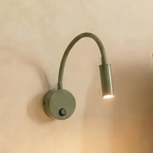 TK Lighting Stenna svetilka Lagos, olivno zelena/črna, G9, višina 45 cm, kovina, zatemnjen, Zelena, spalnica, Kovina