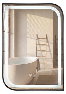 Stensko ogledalo LED ZONE 80X60 BLACK