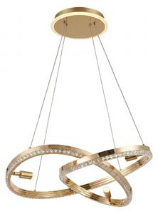 VISEČA STROPNA SVETILKA LED G158-CP GOLD
