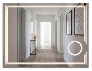 Stensko ogledalo LED 80x60cm HAVEN